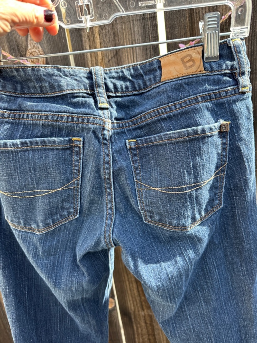 Bullhead Women's Dark Blue Flare Jeans - skinny - Picture 6 of 6